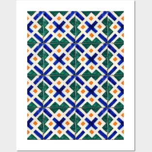 Azulejo #6 — Portuguese tilework Posters and Art